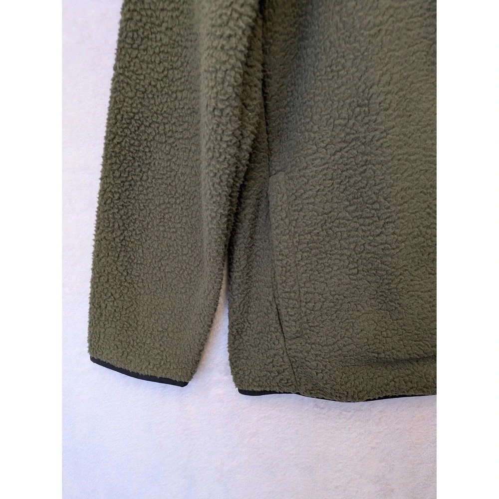 Eddie Bauer‎ Men's Size M Snowcreek Jacket Grape Leaf Green Sherpa Fleece